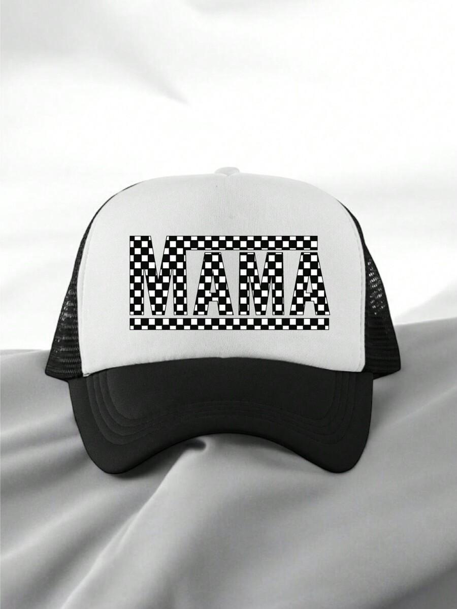Mesh Baseball Cap For Women Adjustable Snapback Trucker Hat