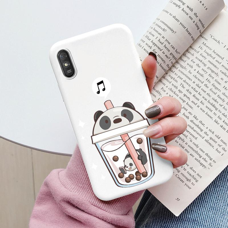 Heart Flower Case For Redmi 9A 9AT Phone Cover Cute Silicone Shockproof Soft Coque For Redmi 9A 9 AT Shell Cartoon Lovely Matte