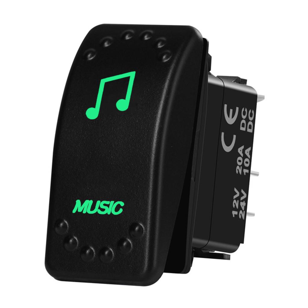 12V 20A Boat Car Rocker Switch ON OFF / ON OFF ON Toggle Switch Green Led Bar Anchor Flood Light for ARB CARLING NARVA 4x4 Truck Switches4