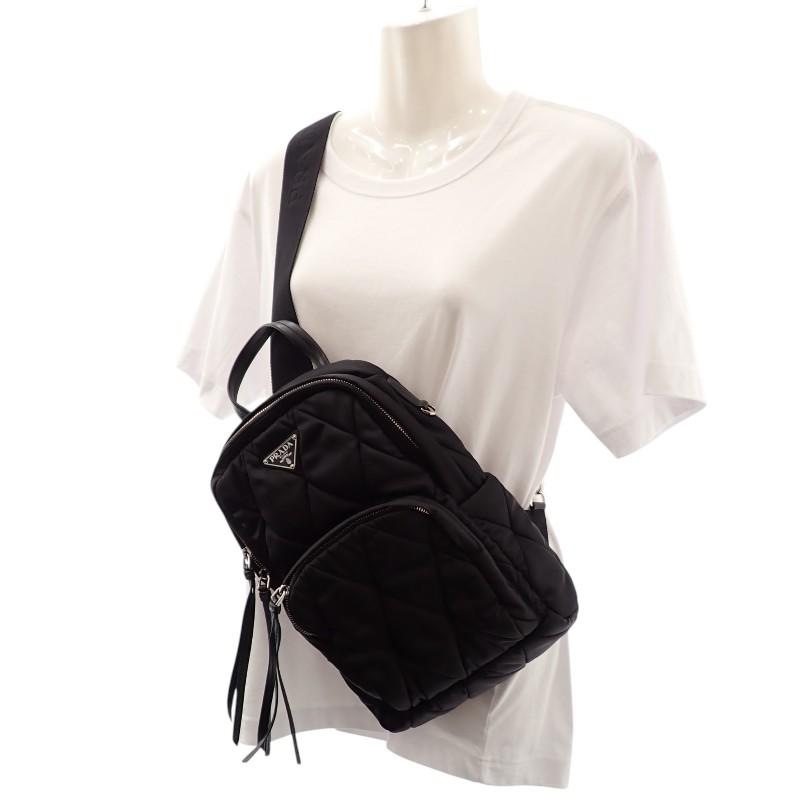 PRADA  1BZ052_2BYV_F0002 body bag black Nylon mens