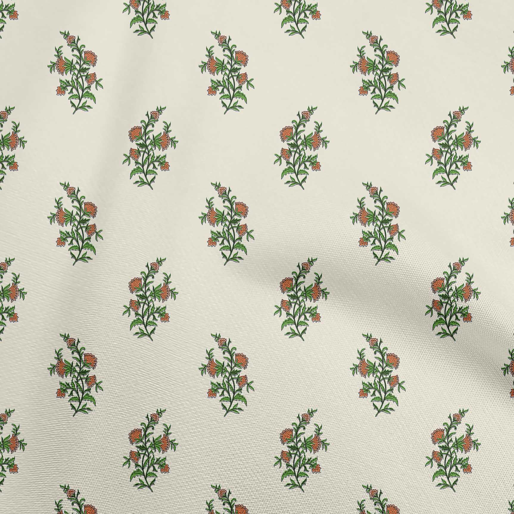 

oneOone Cotton Flex Blue Fabric Asian Ajrakh Floral Craft Projects Decor Fabric Printed By The Yard 40 Inch 42 Inch Wide - Viscose Chiffon жовтий