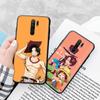 Black Case for Xiaomi Redmi 13C Note 9 iPhone XR 7 8 14 15 11 12 13 X XS Pro Max Samsung A25 S23 S24 FE Ultra Plus One Piece Ace