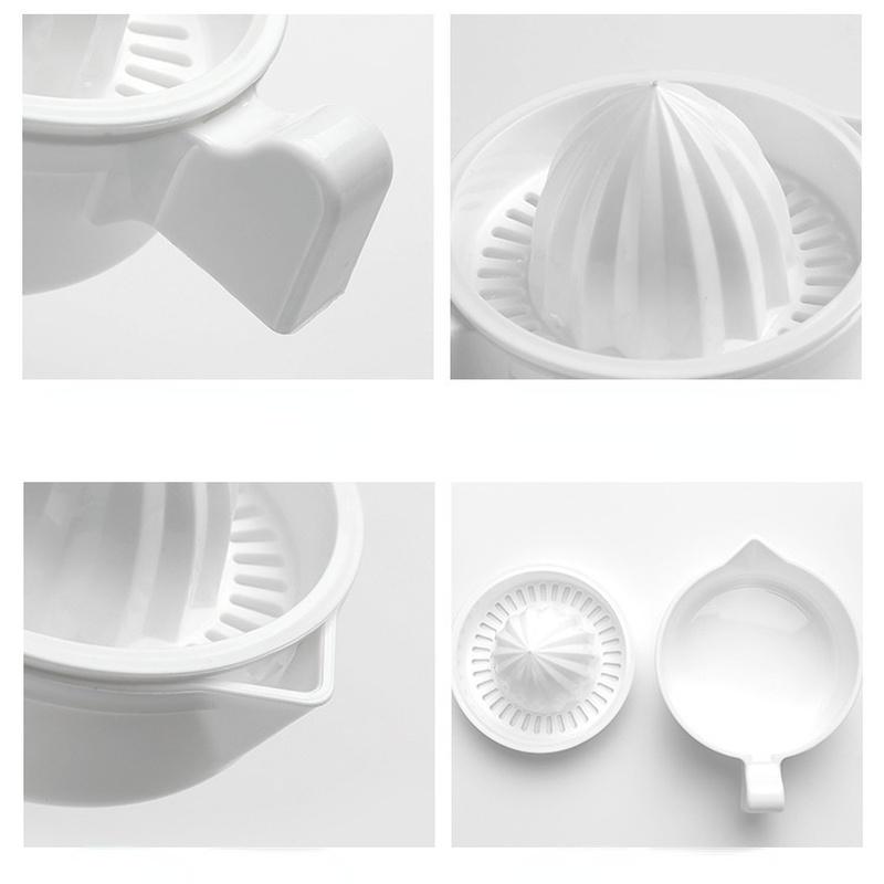 Nové kuchyňské příslušenství Ruční plastový nástroj na ovoce Odšťavňovač pomeranče Citron Odšťavňovač Přenosný odšťavňovač citrusů