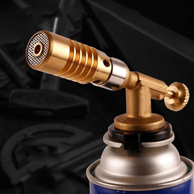 Torță cu gaz, alamă, cupru, la temperatură înaltă, lipit, lipit, sudare cu propan, instalații sanitare, lanternă portabilă de sudare, arzător cu gaz, pistol cu ​​flacără