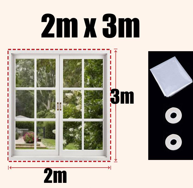 Free Cut Winter Window Seal Film Self Adhesive Thermal Insulation Film DIY Wind Guard Protective Films