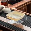 New Mini Desktop Tea Drain Bucket Drainage Detachable Desktop Trash Can Multifunctional Tea Filter Box