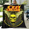 Ozzy Osbourne Retro-Druckdecken zum Warmhalten, weich und bequem, für Zuhause, Reisen, Bettdecke, Bettbezüge, Geburtstagsgeschenk