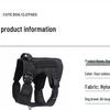 Water-Repellent 1000D Nylon Tactical Dog Vest Harness for Large Dogs