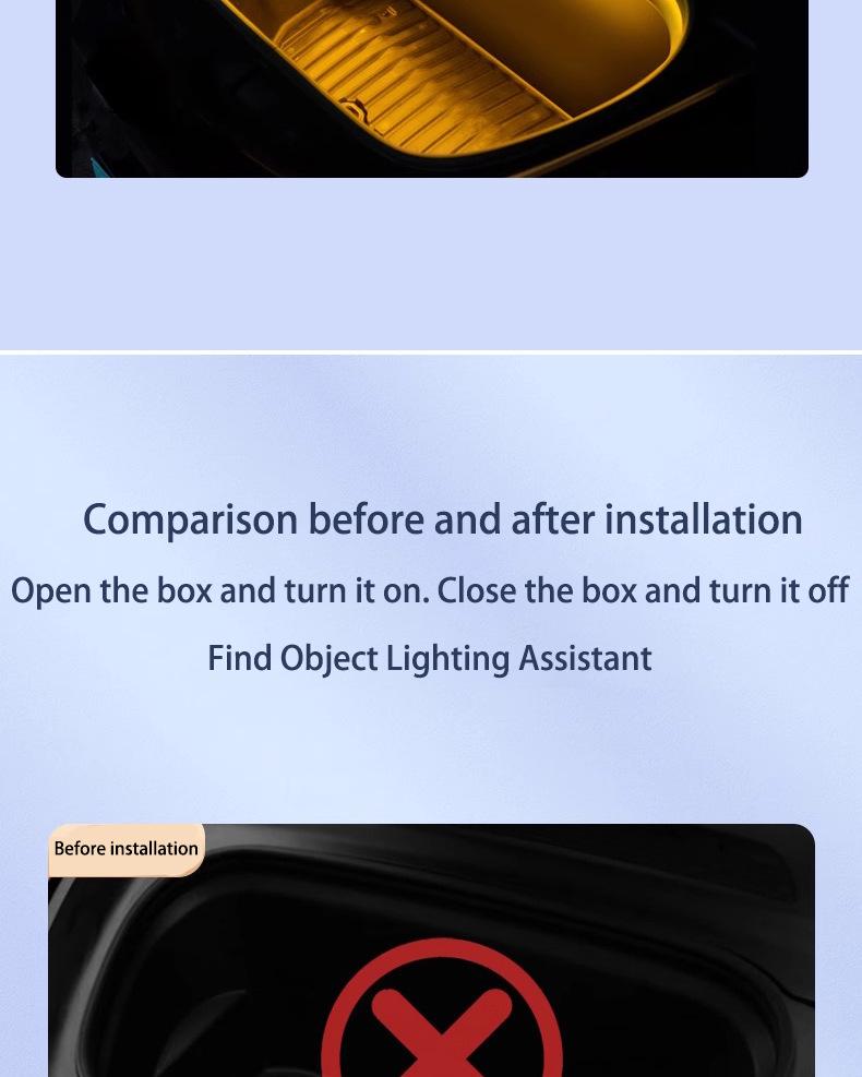 Suitable Trunk and Camping Light for 2021-2023 Tesla Model 3/Y