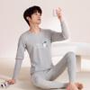 Pure Cotton Autumn Thermal Suit for Youth Boys - Lightweight Long Underwear