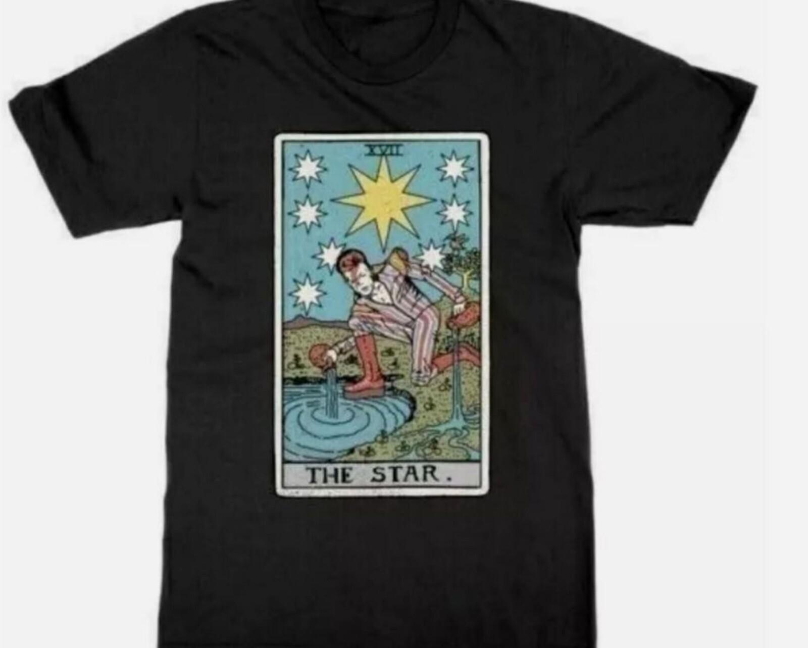 David Bowie Tarot Card T-Shirts Fortune Telling Shirt XXXXL
