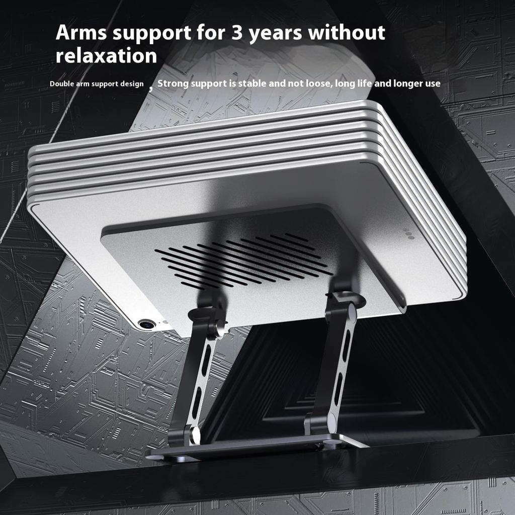 J26S Desktop Universal Tablet Stand Alloy Steel Metal Foldable Height Adjustable Holder