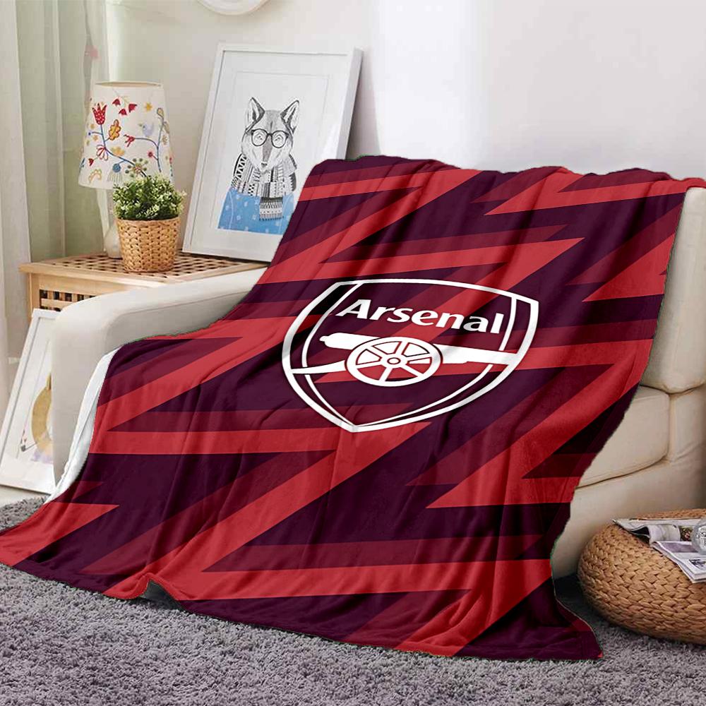 Arsenal Crest Blankets Flannel Printed Breathable Warm Throw Blanket for Home Office Bedspreads 0708a33