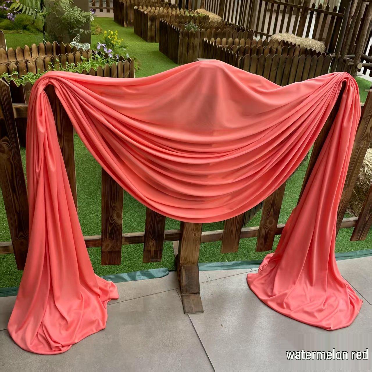 

Pink Milk Silk Ceiling Drape for Birthday & Wedding Décor