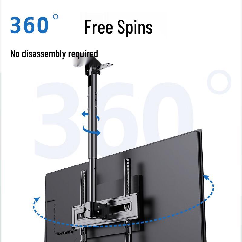 Suporte de Teto Giratório para TV para Telas de 26-65 Polegadas