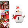 Delightfully Soft Christmas Plush Santa Elk Snowman Stuffed Toy For All Ages