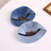 Vintage Kinder Cap Denim Blau Baby Sonnenhüte Sommer Frühling Einstellbar Kinder Baseball Caps für Mädchen Jungen Zubehör 1-3Y
