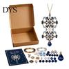 Creative Art Project for Students 12 Zodiac Beaded Ornament DIY Kit, Constellation Pendant Making Craft Set Unique Theme Keychain Bag Decor, Handmade