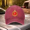 Royal Challengers Vintage Washed Adjustable Baseball Cap for Weddings Parties Festivals Cycling Camping Golf