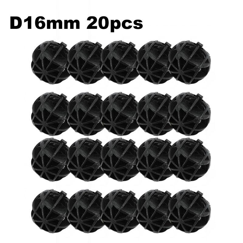 10/20 Black 16mm 26mm Aquarium Pond Fish Tank Air Pump Canister Biochemical Cotton Filter Sponge Media