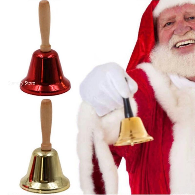 Cascabeles de madera creativos para Navidad, con tono nítido, para atraer la atención de Papá Noel, para fiestas escolares, bodas