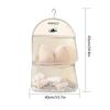 Underwear Hanging Storage Bag Household Socks Storage Net Wardrobe Hanging Hook Net Bag Portable Clothing Storage Mesh Bag