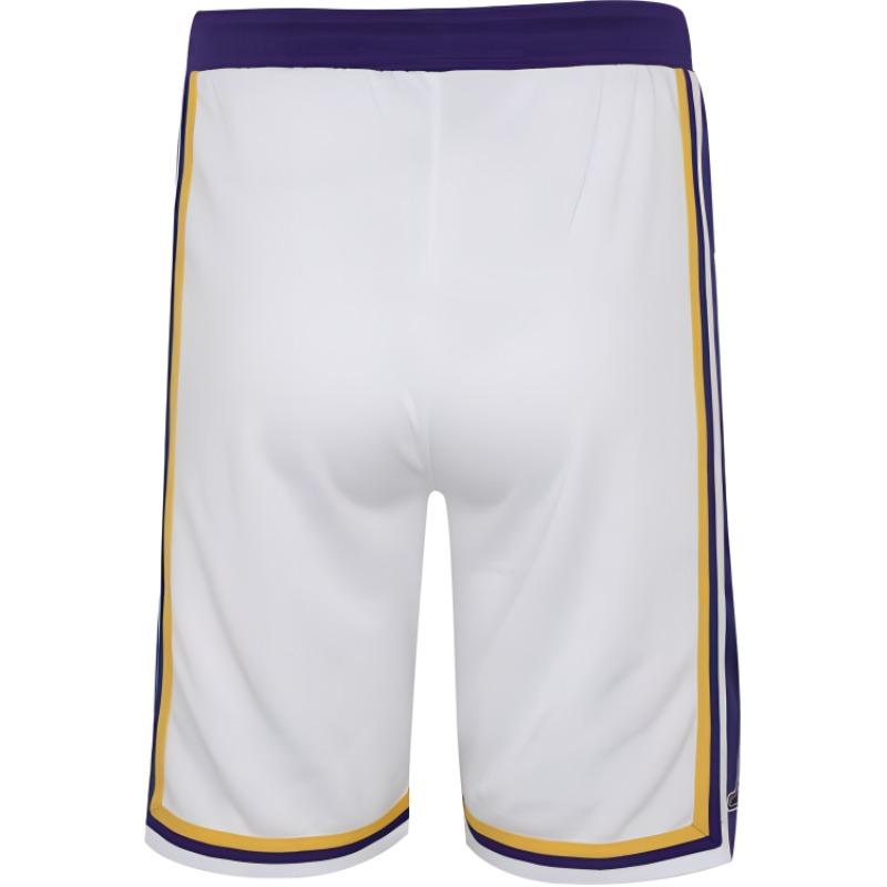 Nike Lakers Basketball Training Shorts Kids Bottoms White 3Z2B7BCQK-LAK