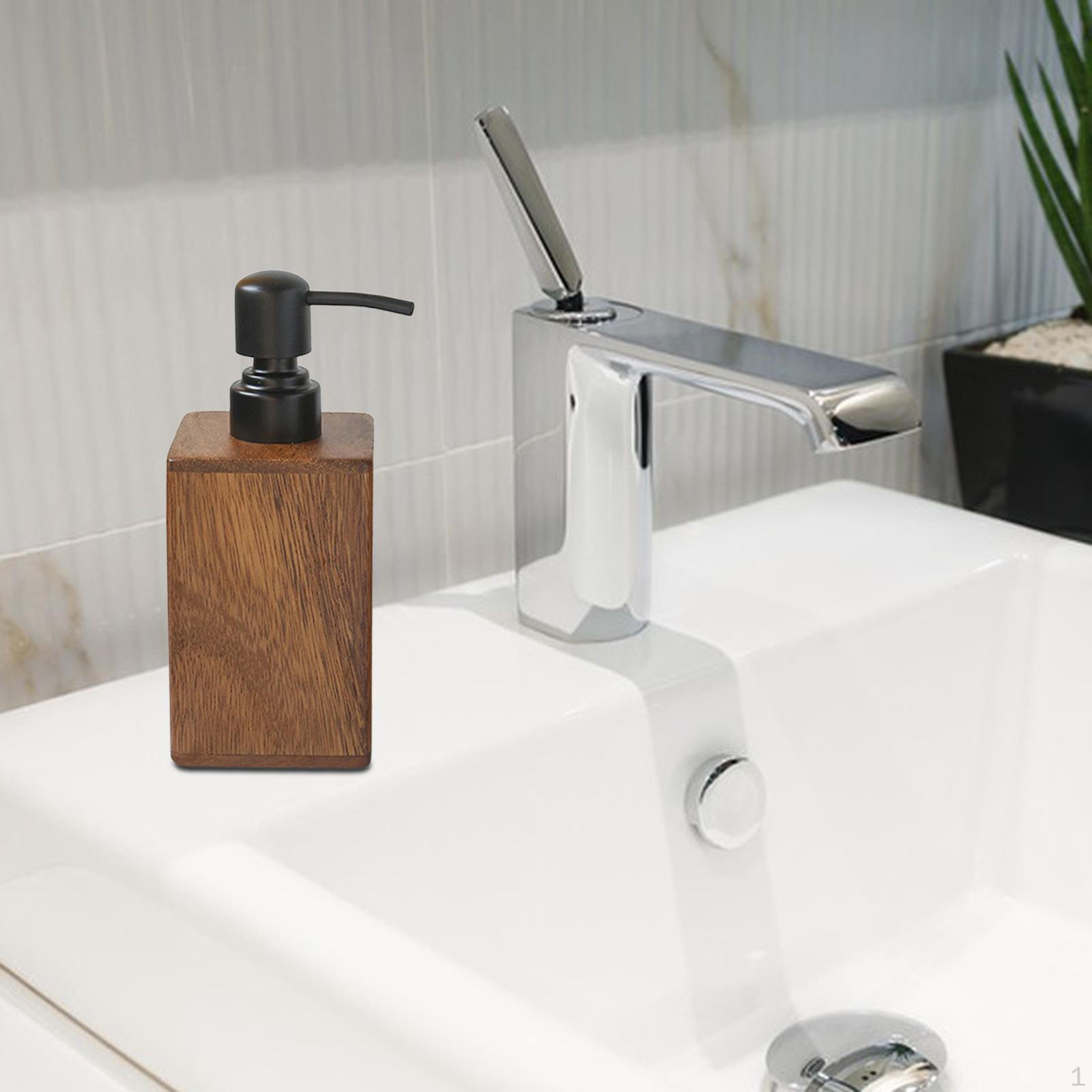 

Дозатор для мыла, лосьона, пустой, подарок на новоселье, многоразовый, квадратный, легко нажимается 7x7x16cm