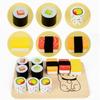 Smooth Kid Pretend Play Sushi Toys Funny Wooden Food Set Creative Pretend Play Food Set  Exercise