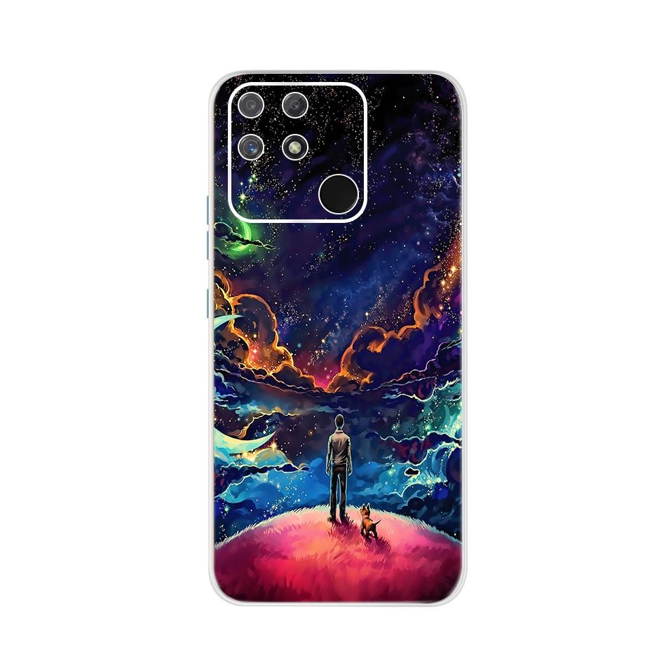Weiche Silikonhülle Für Raelme Narzo 50A RMX3430 HandyhülleTransparente TPU-Abdeckung Für Realme Narzo50a 50 A 6.5" Rückseiten Hüllen Bumper