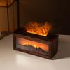 3D Aroma Diffuser & Fireplace Humidifier with Remote Control - Seven-Color LED Display