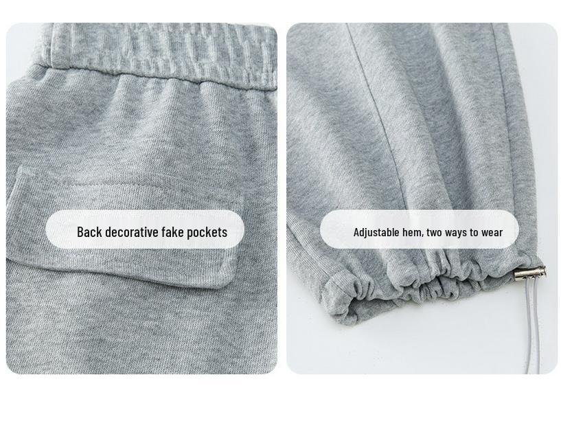 Women's High-Waisted Slimming Casual Wide-Leg Sweatpants for Summer 2026