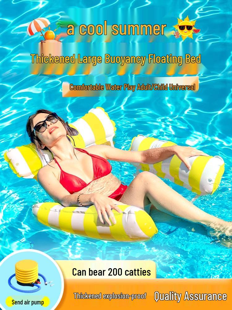Inflatable Floating Raft & Water Mat: Adult Air Cushion, Kids' Sofa, Swim Ring, Floating Chair