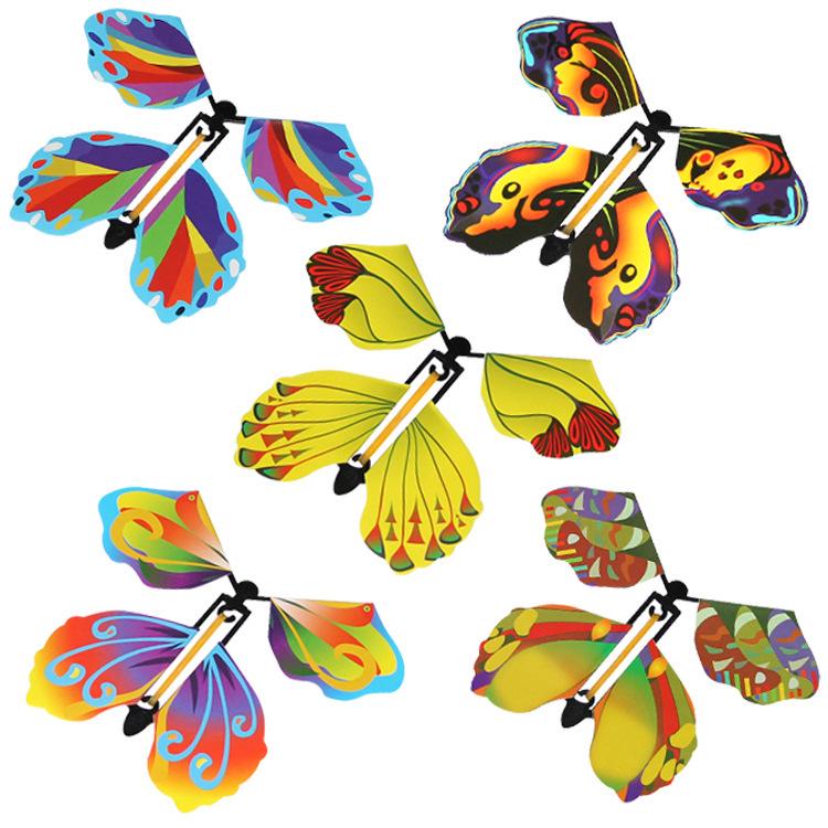 Flying Butterfly Novelty Bookmark & Toy Gift - Magic Vibrant Props