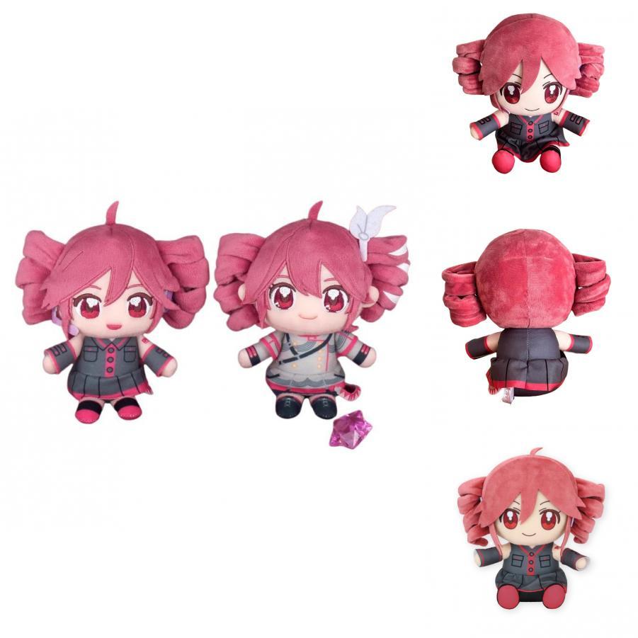 Niedliche Kasane Teto Plüschpuppe mit kurzem Fell Design Perfekt für Anime-Sammler