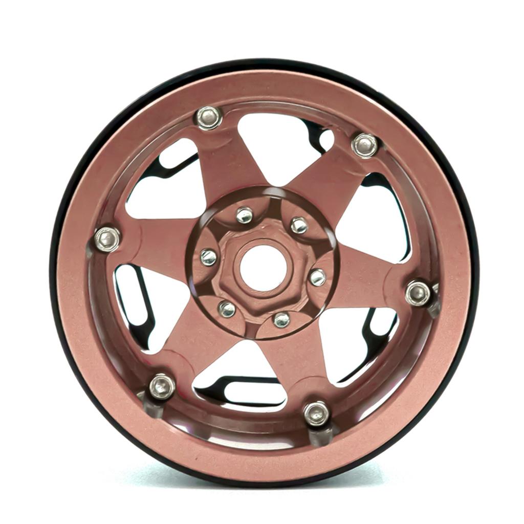 Aluminum Alloy Wheel   Beadlock 2.2in Wheel  s Hub 4pcs Replacement for 1Celsius10 1Celsius8   90046 90047 RR10 RC Car