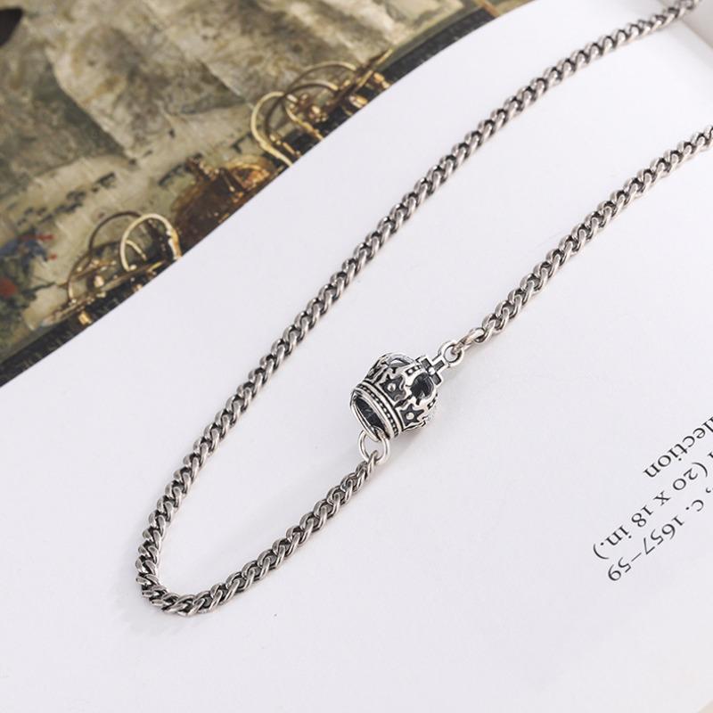 Crown Necklace Heavy Industry Clavicle Chain Tide Cold Wind Pendant Accessories