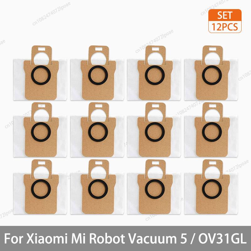 For Xiaomi Robot Vacuum 5 / OV31GL Cleaner Accessories Main Brush Side Brush Hepa Filter Mop Cloth Dust Bag Parts Spare
