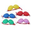 5Pcs Maracas Eggs ABS Iron Sand Nylon Rope National Characteristics Professional Percussion