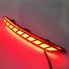 LED Rear Bumper Reflector Light For Subaru Forester 2008-2016 Sequential Turn Signal Light
