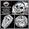 Mechanische Multifunktions Große Gangreserve Automatisch Manuell Schwarz [John Harrison] J.Harison Uhr, & Aufzug, Zifferblatt, JH-008WB, Herren [Importiert]