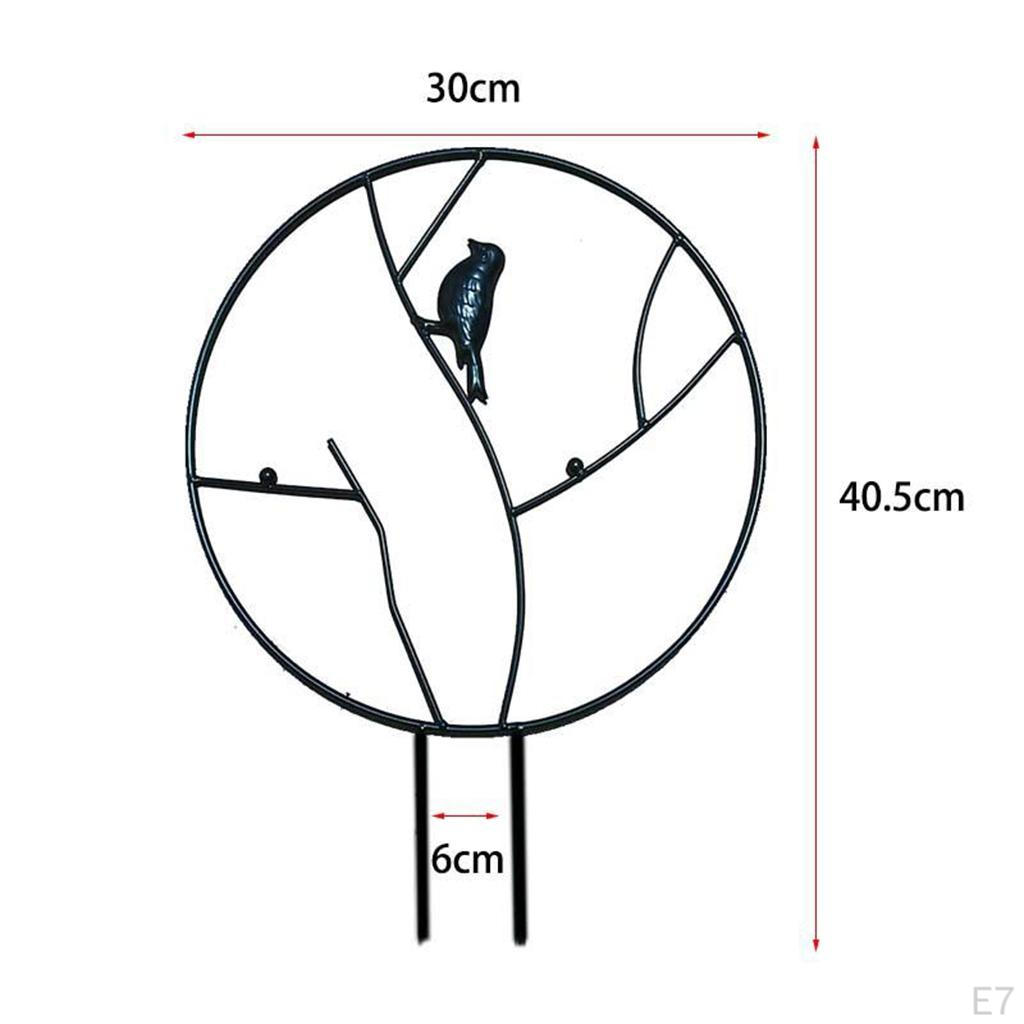 Garden Metal Trellis, Round Trellis for DIY Potted Climbing Support, Flower Rose Vines Ivy