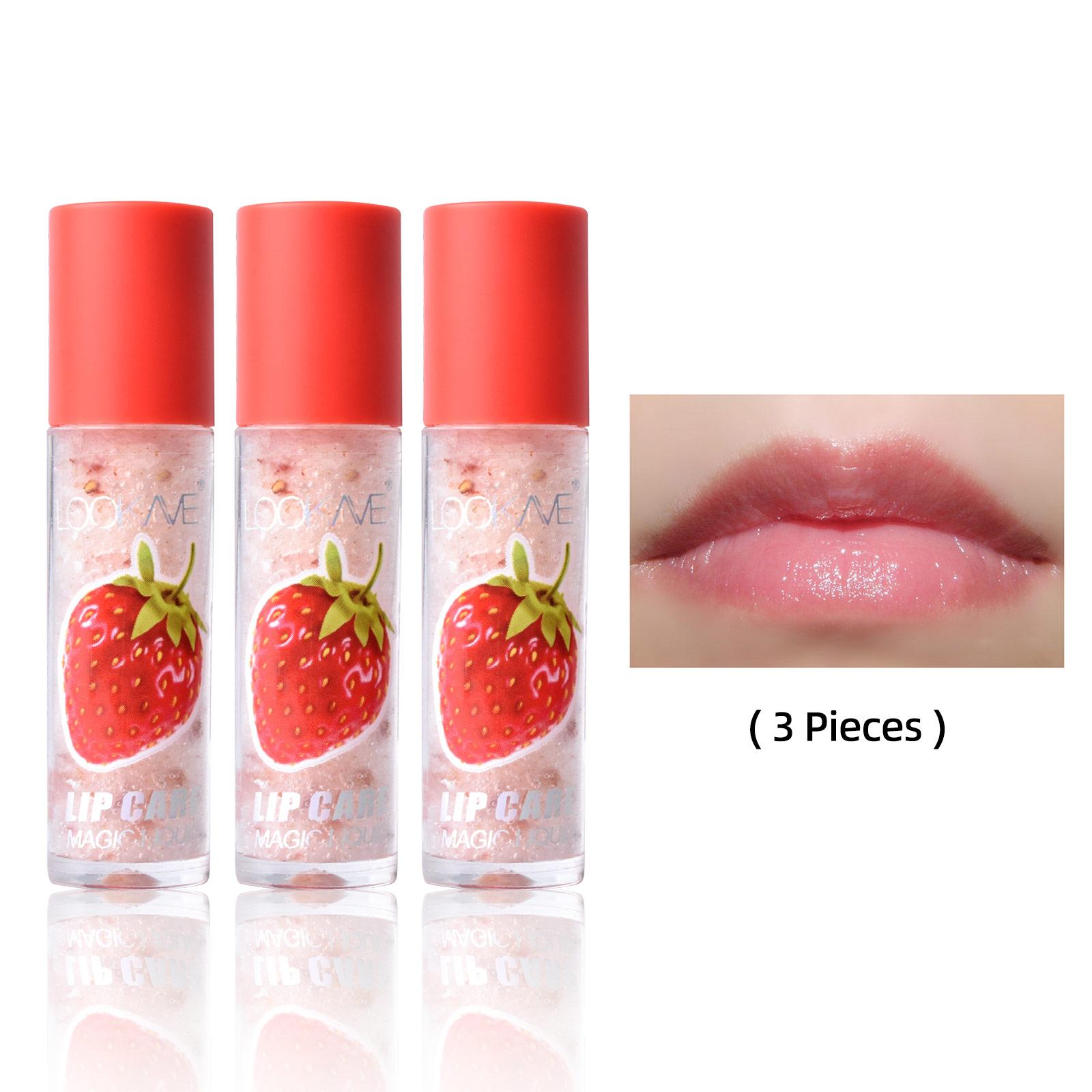 

Клубничный детоксил для губ, увлажнение губ, питательный уход за губами, защита, увлажнение и украшение губ 3,5 г