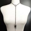 Gothic Style Necklace With Crow Head Pendant And Open Oring For Women Fashion Accessory