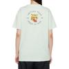 ONITSUKA TIGER Grafisches T-Shirt Einfacher Buchstabendruck Gestricktes Sport-T-Shirt mit Rundhalsausschnitt und kurzen Ärmeln Unisex Oberteile Hellgrün 2183B181-301