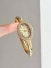 NEW Fashion Retro Women's Watches with Oval Bracelet Luxury-Inspired Diamond-Studded Quartz Watch for Women Perfect Gift