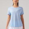 Women's Quick-Dry Hollow Out Back Yoga T-Shirt - Breathable Summer Running Top