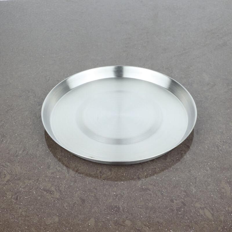 Stainless Steel Round BBQ Plate Set