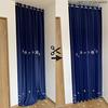 Noren Kobo Accordion Curtain, Simple, Plain, Stylish, Natural, Folding Curtain, 150cm Wide x 200cm Long, Room Divider, Privacy Screen, N-Plain White 9
