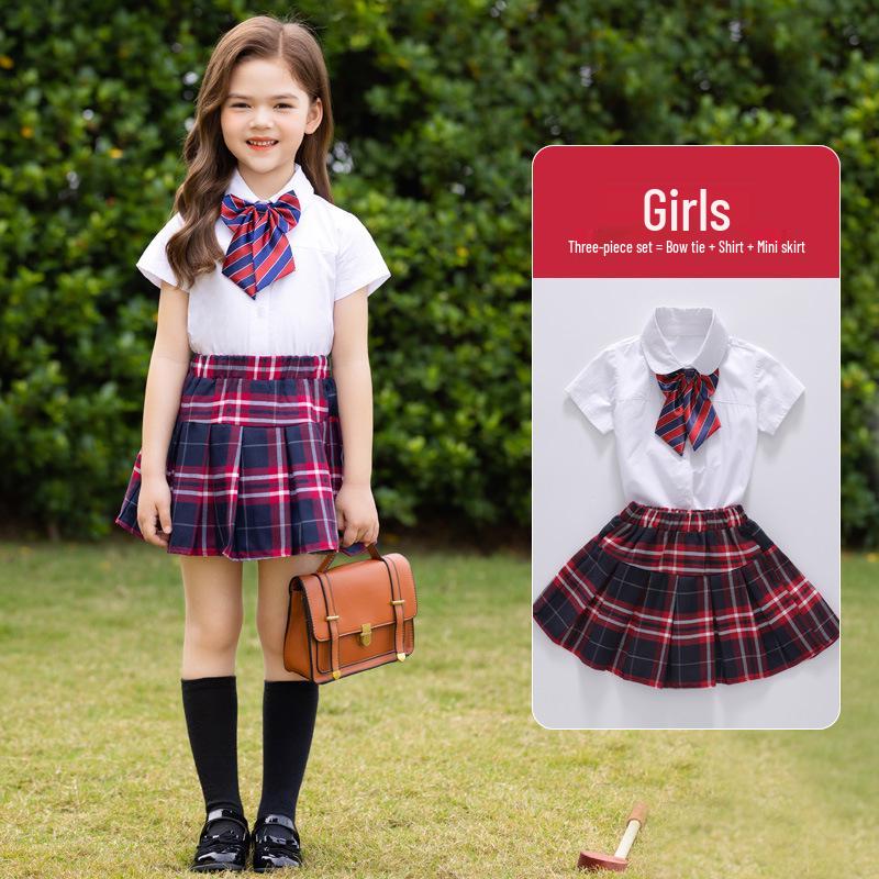 Spring/Summer British College Style Kindergarten Choir Uniforms for Boys and Girls